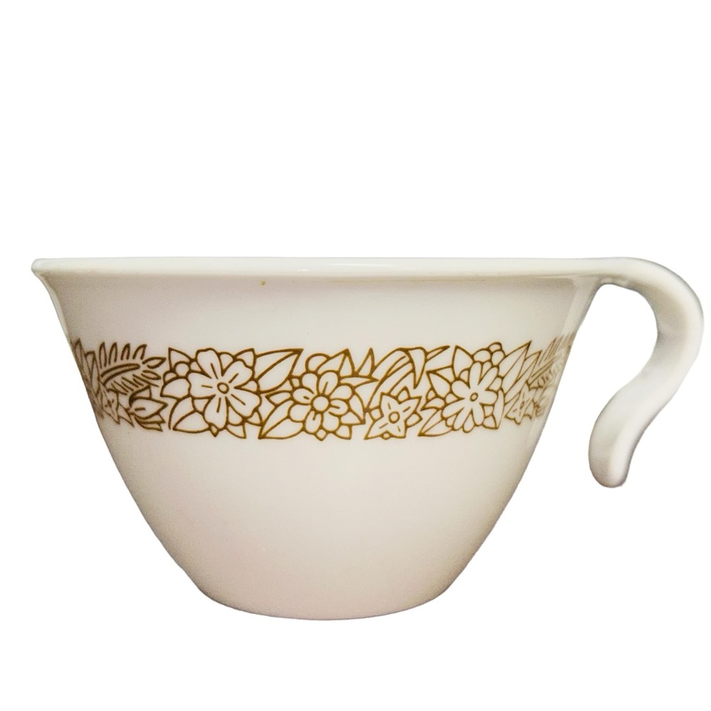 Vintage Corelle Corning woodland brown flat cup hook